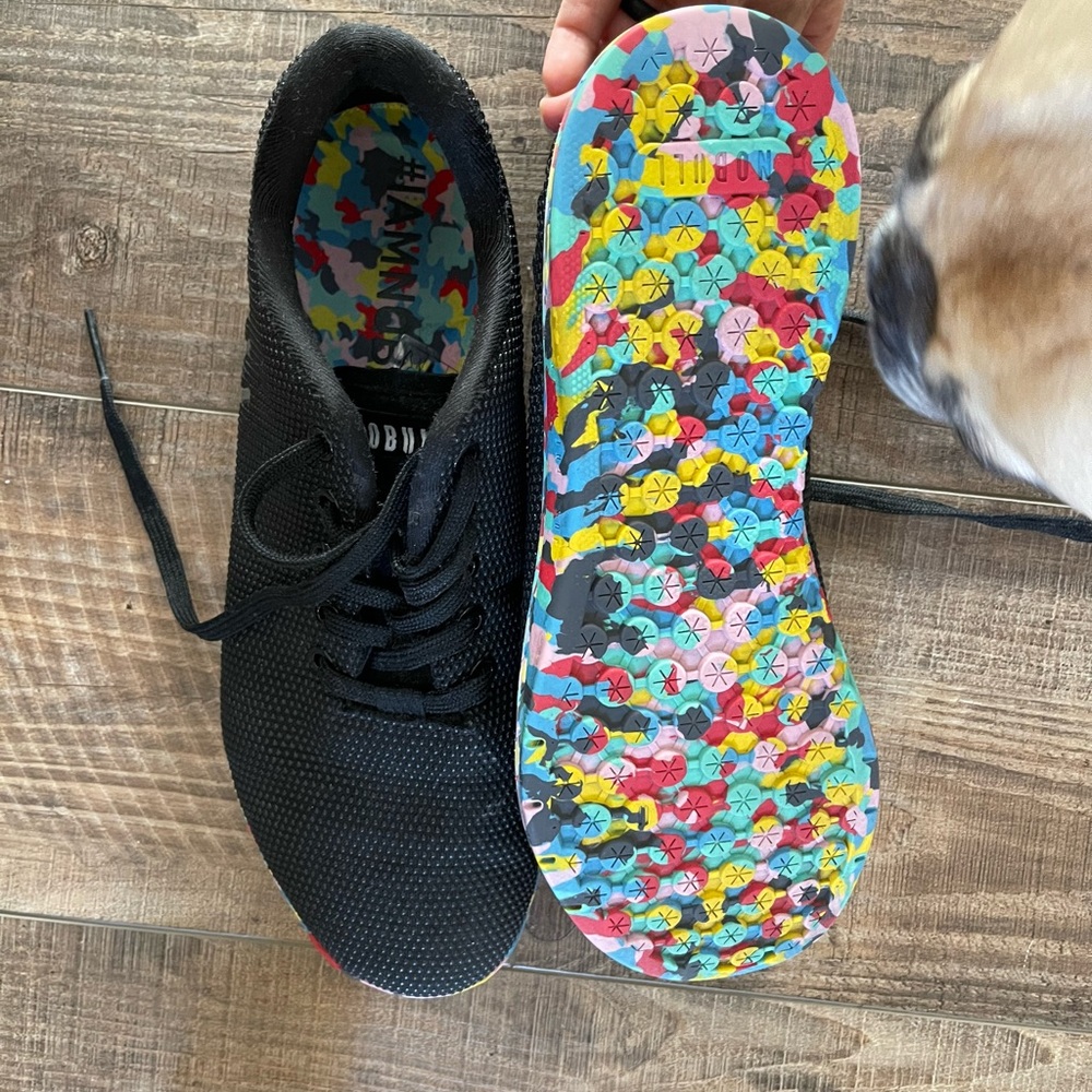 Mens black no bull shoes